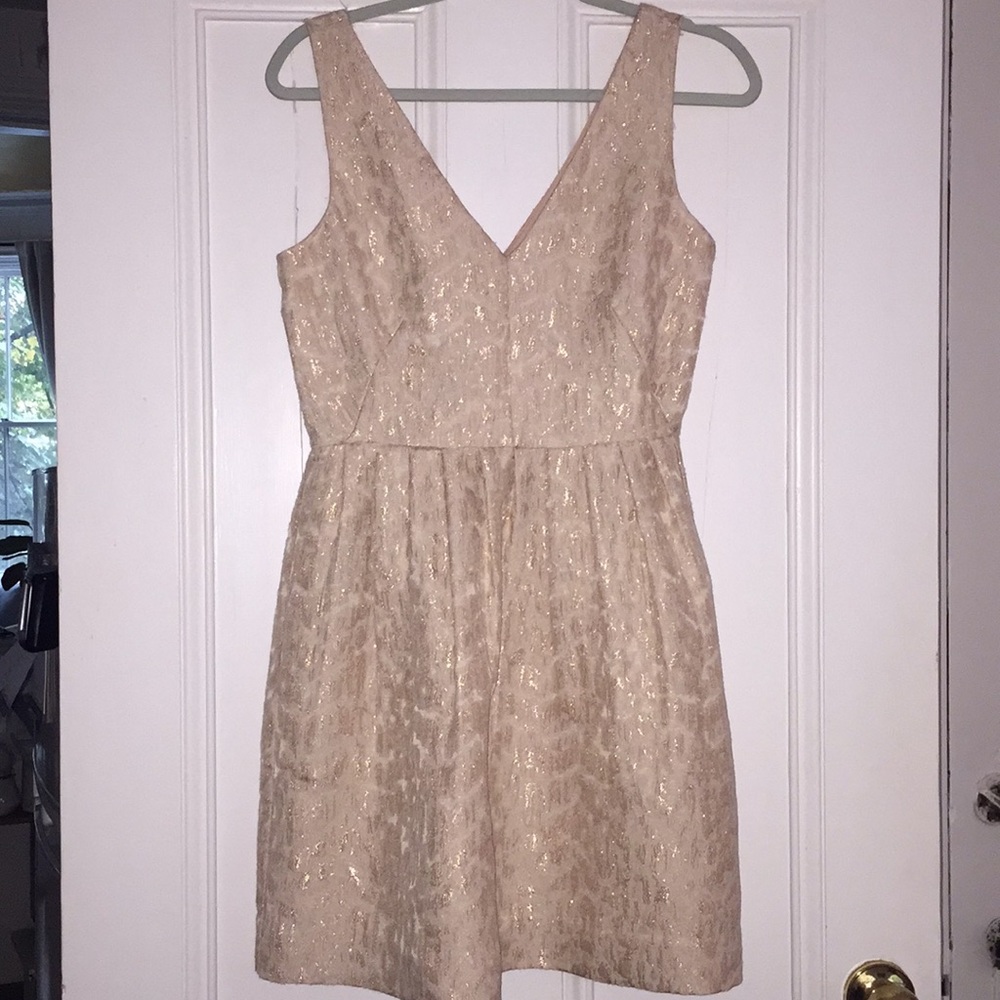 J.Crew light pink shimmer dress size 0